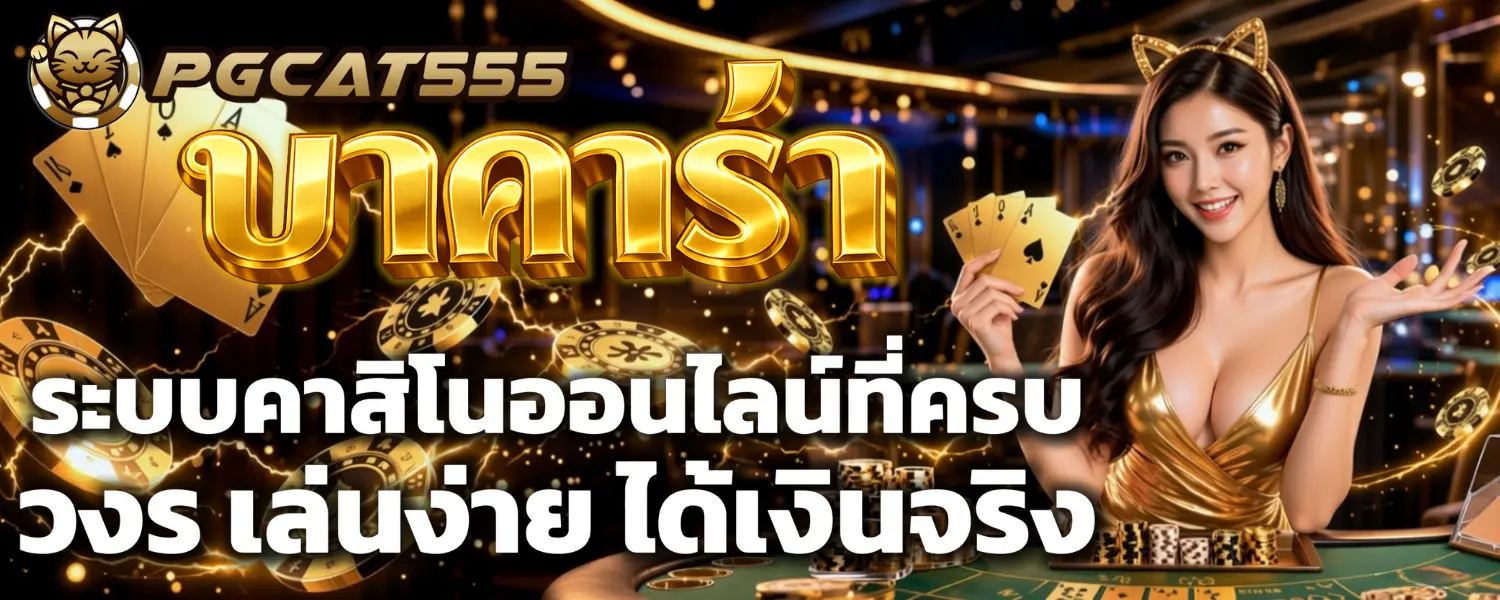 แบนเนอร์สรุปบาคาร่าออนไลน์